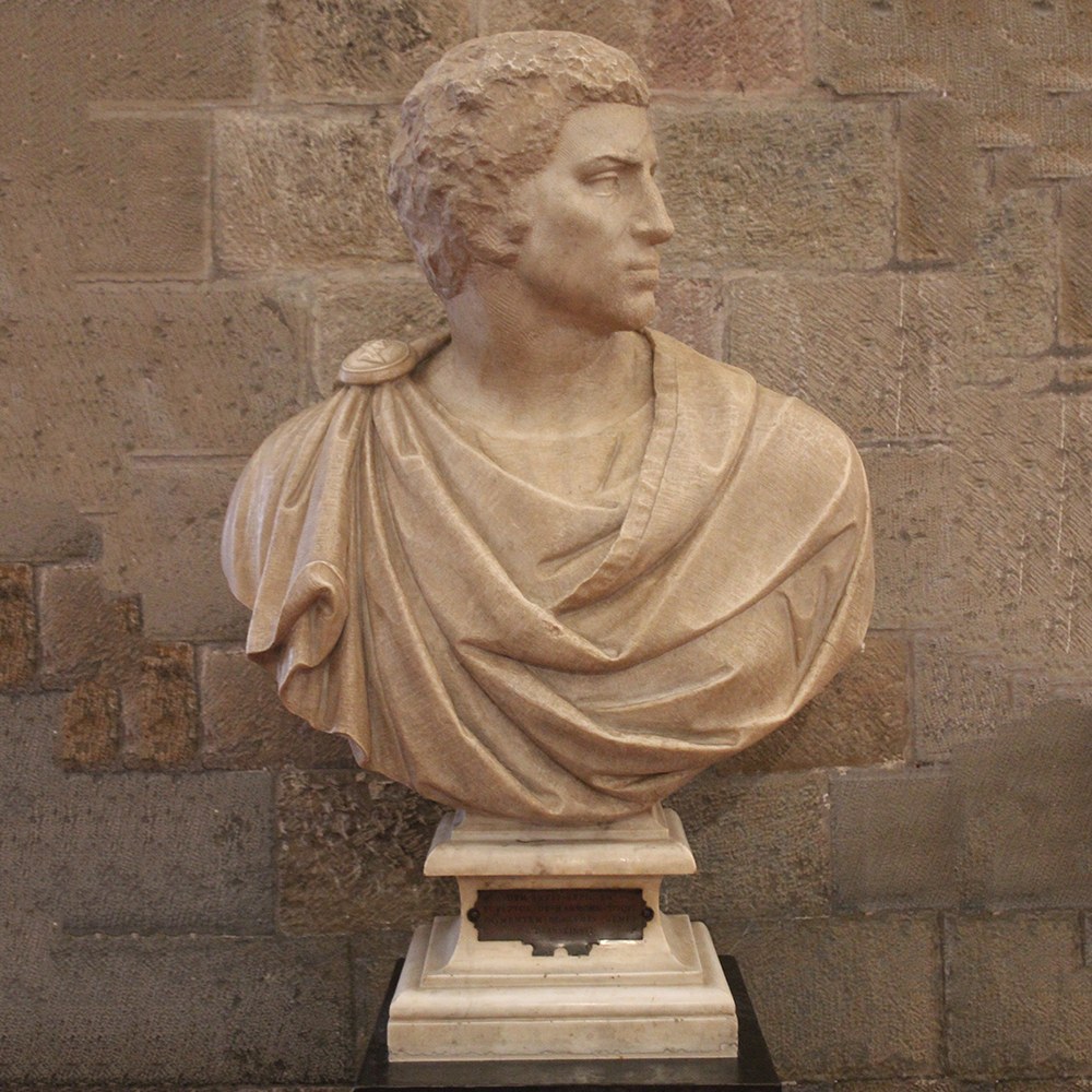 Michelangelo Statue in Florence bruto bust