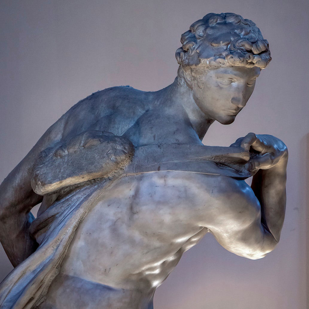 Michelangelo Statue in Florence detail