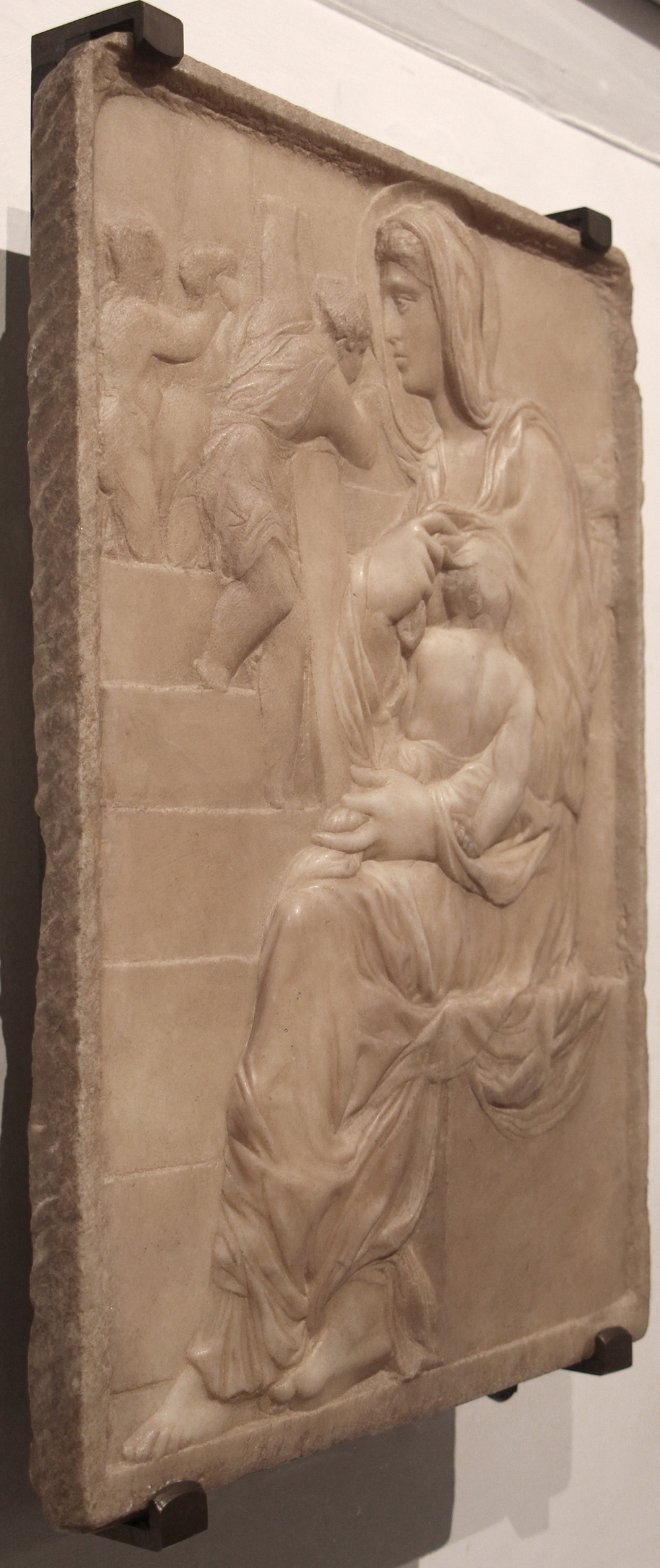 Michelangelo Statue in Florence relief artwork