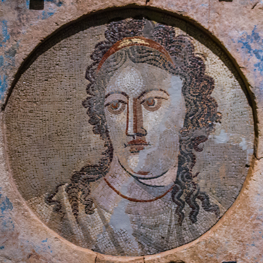 Mnemosyne in ancient mosaic