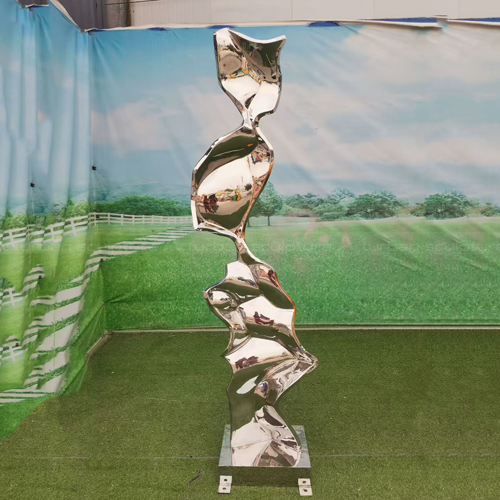 Modern statue decor stainless steel sculpture