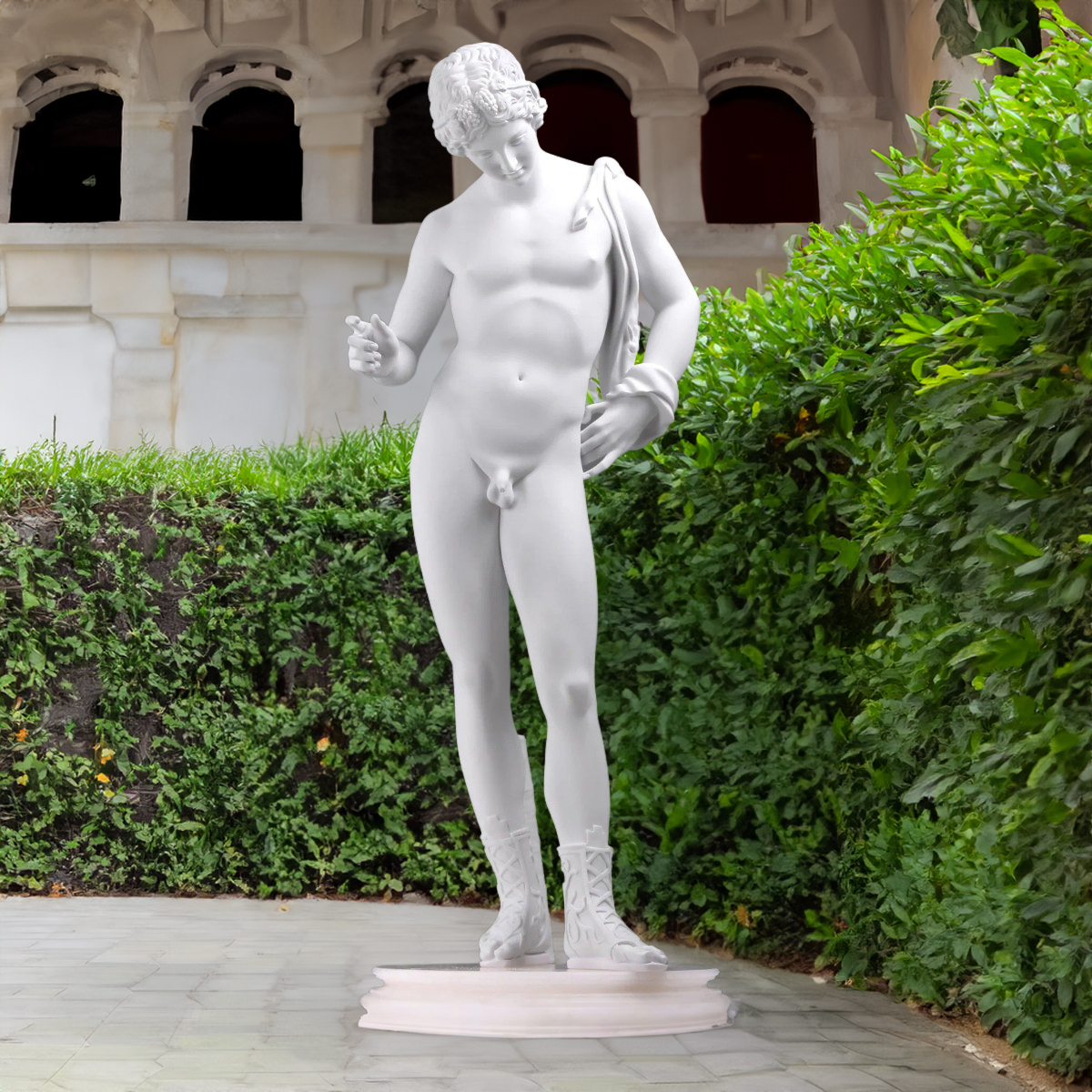 Narcissus Sculpture marble garden display