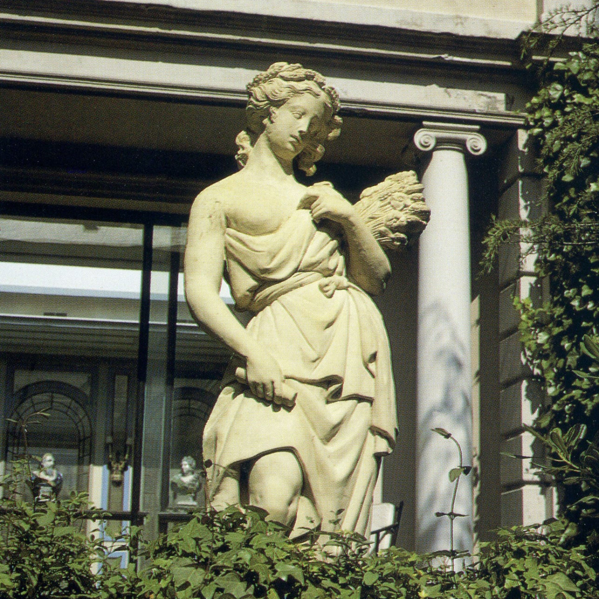 Summer Goddess marble Statue with wheat