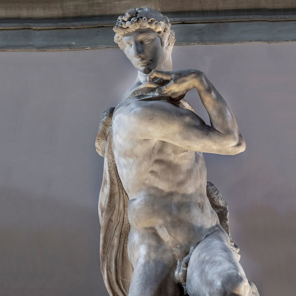 The Genius of Victory sculpture detail