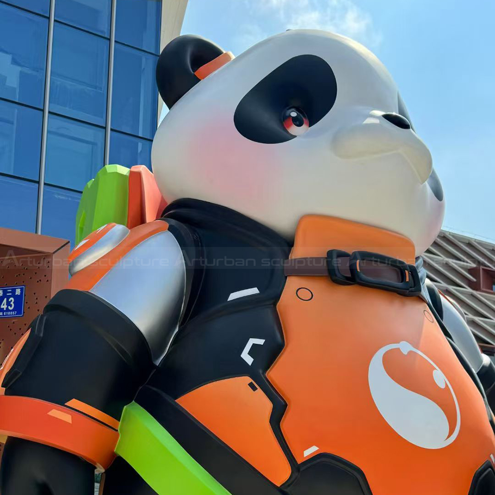 fiberglass Large Panda Statue display