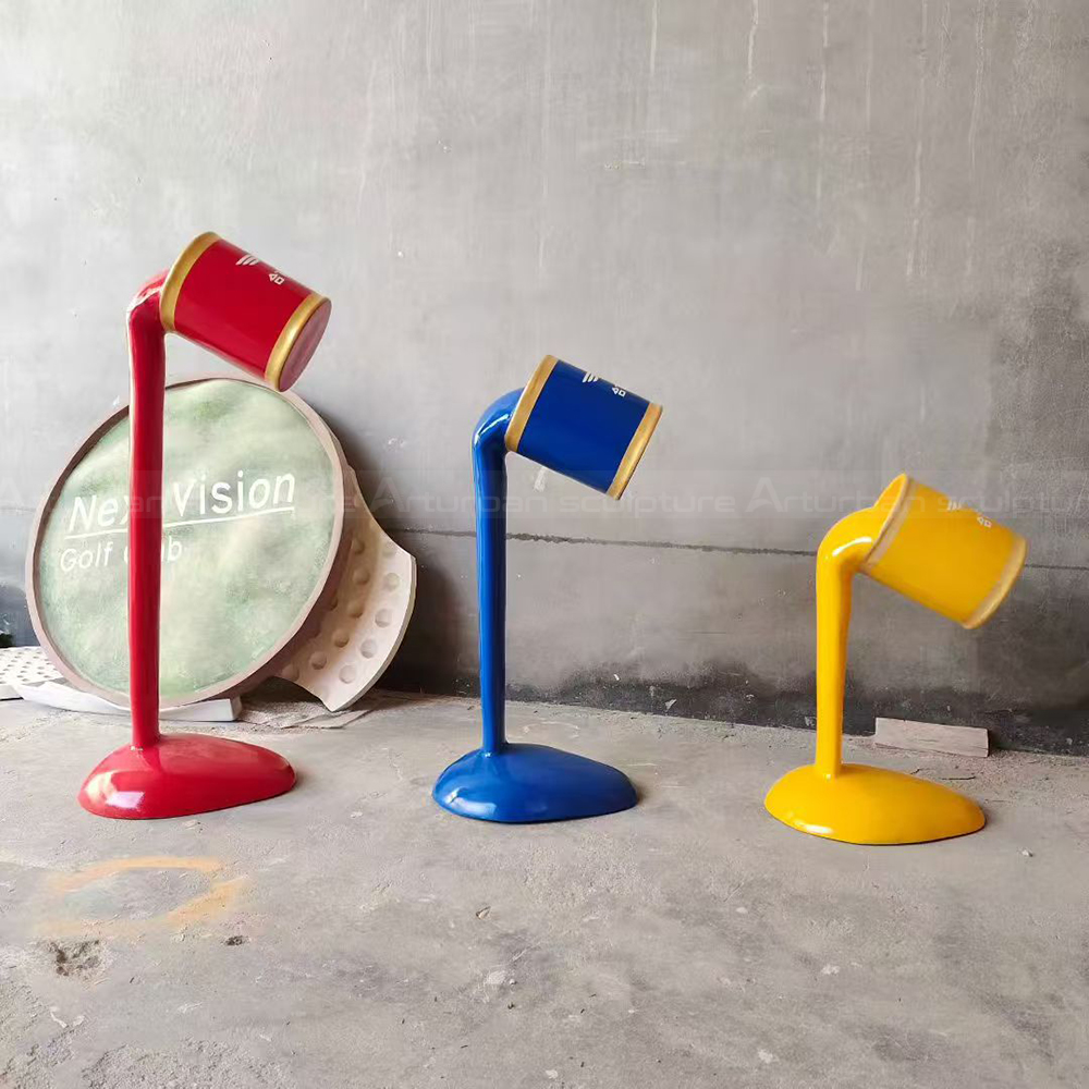 fiberglass Paint Can Statue decor