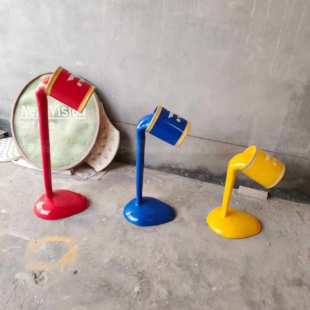 fiberglass Paint Can Statue display