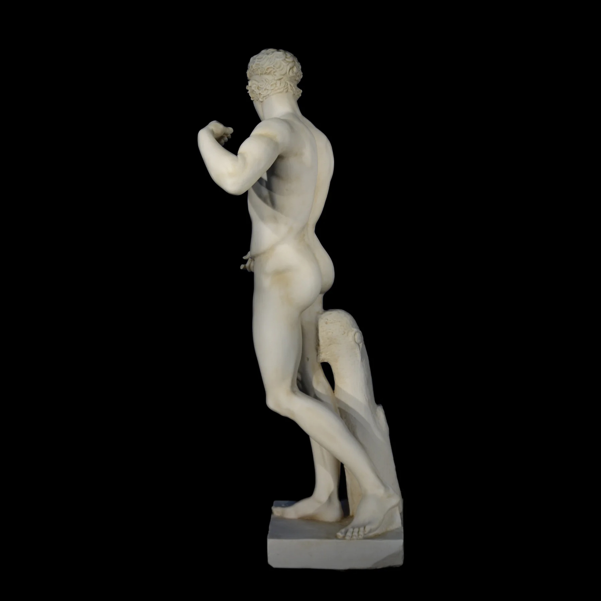 life size Marble diadumenos statue