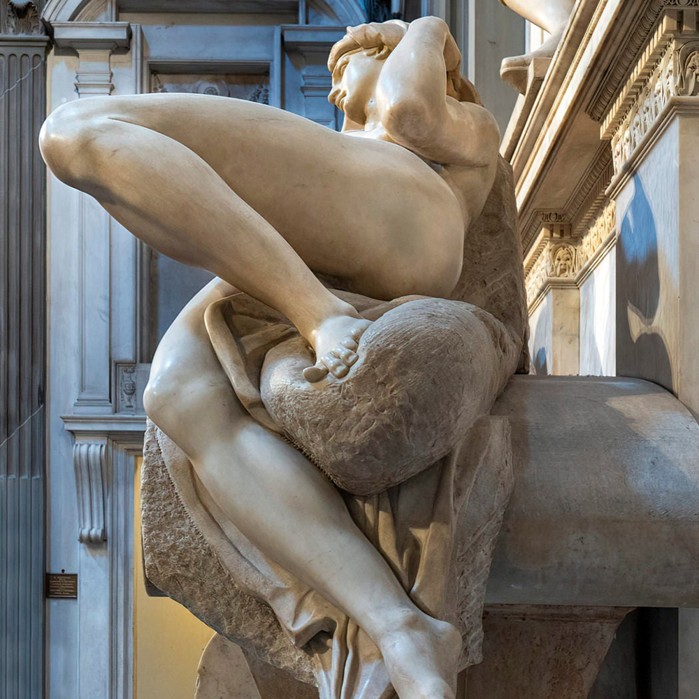 michelangelo-dawn-new-sacristy-florence detail