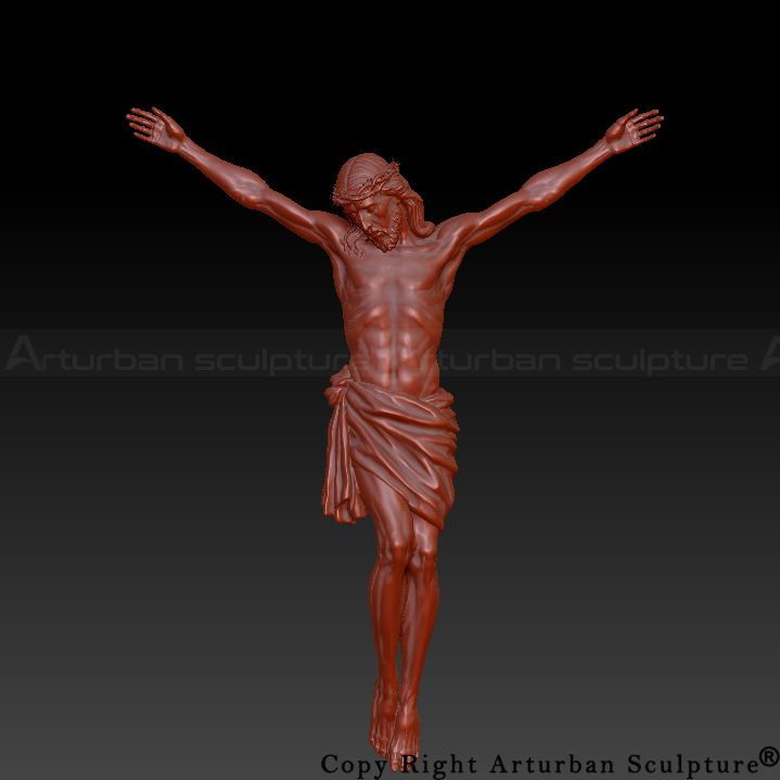 5 3D design of jesus on the cross statue