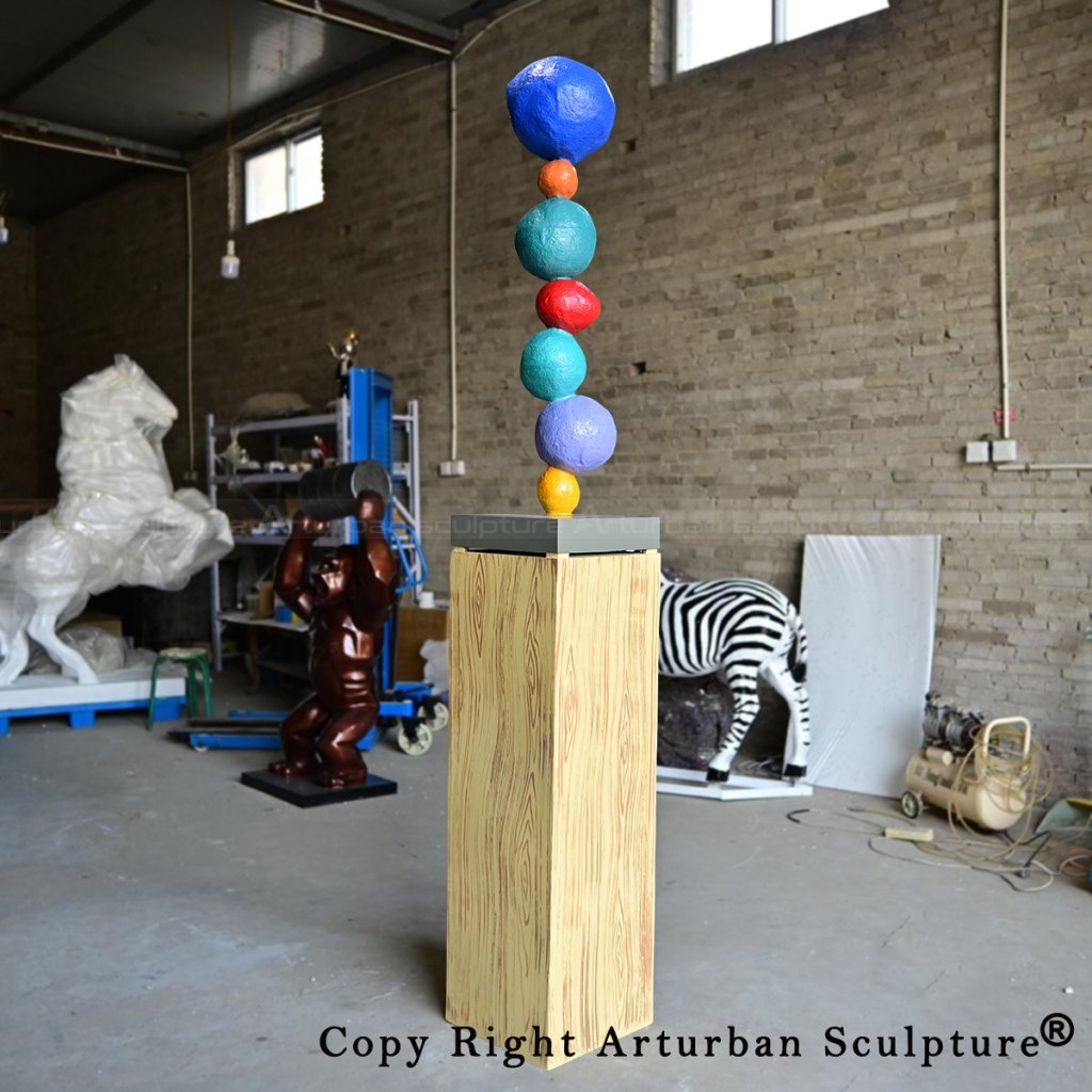 5 Annie Morris art vertical bronze sculpture