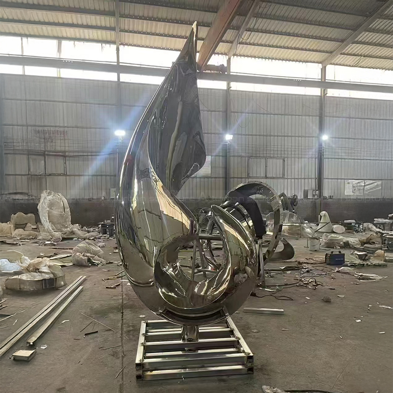 Abstract Art Garden stainless steel abstract sculpture