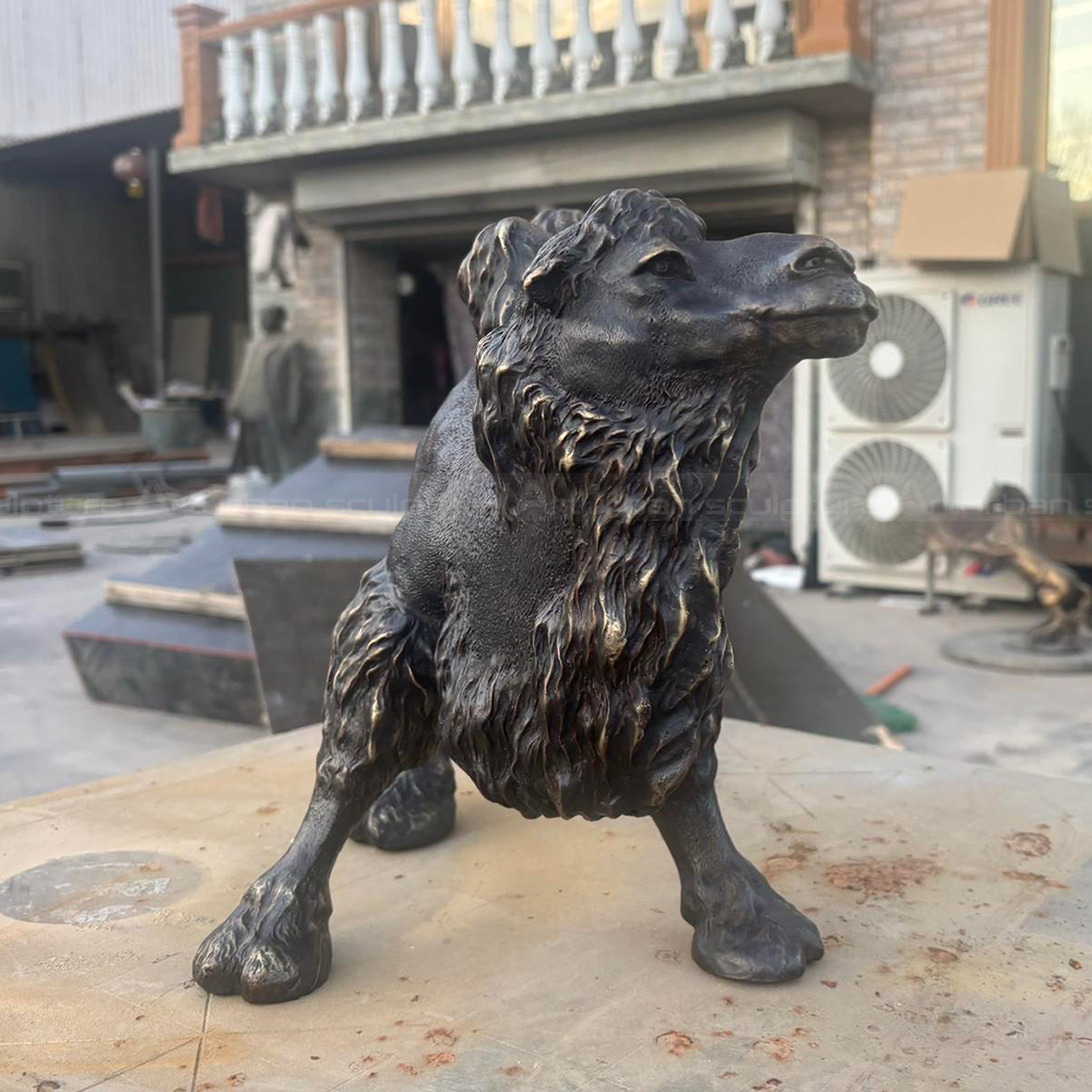 Bronze Camel Statue for Sale head detail