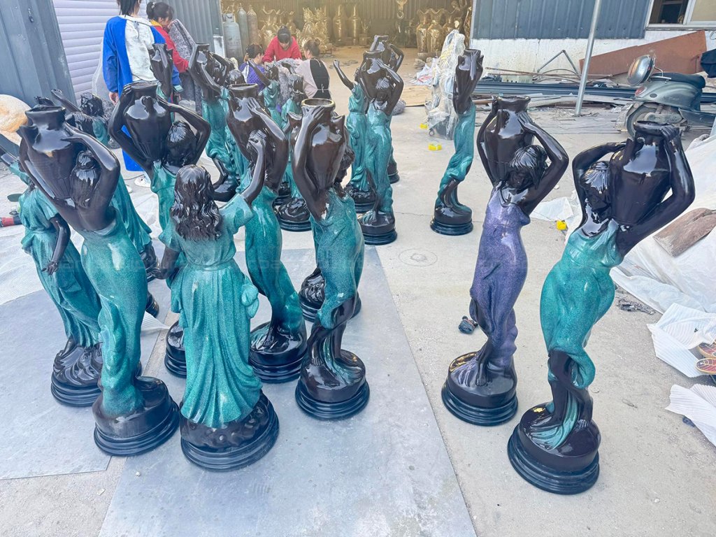 Bronze Classical Female Garden Statue collection