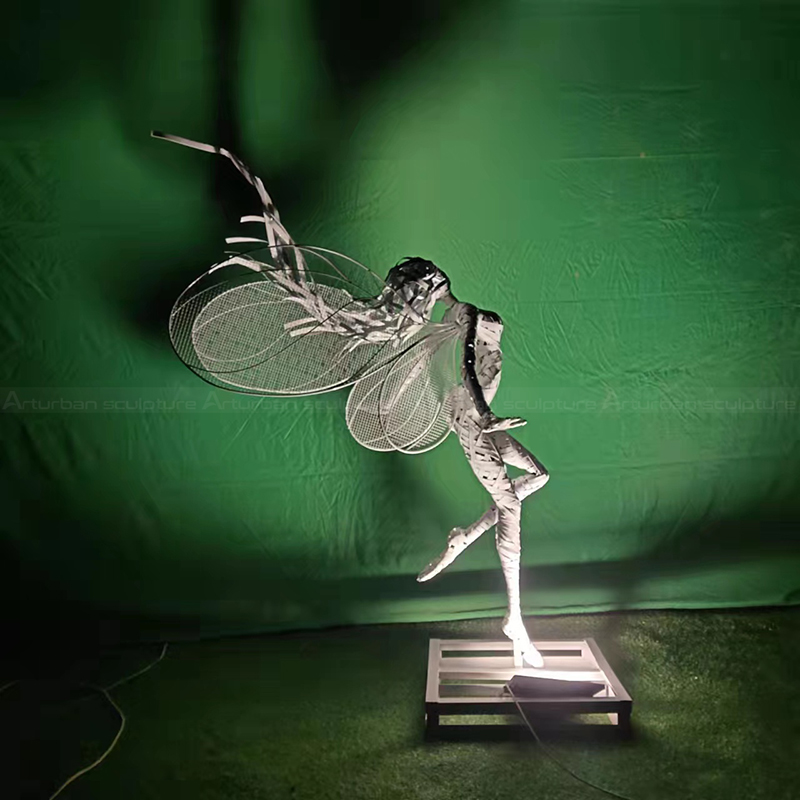 Fantasy Wire Fairy Sculptures for Sale dancer