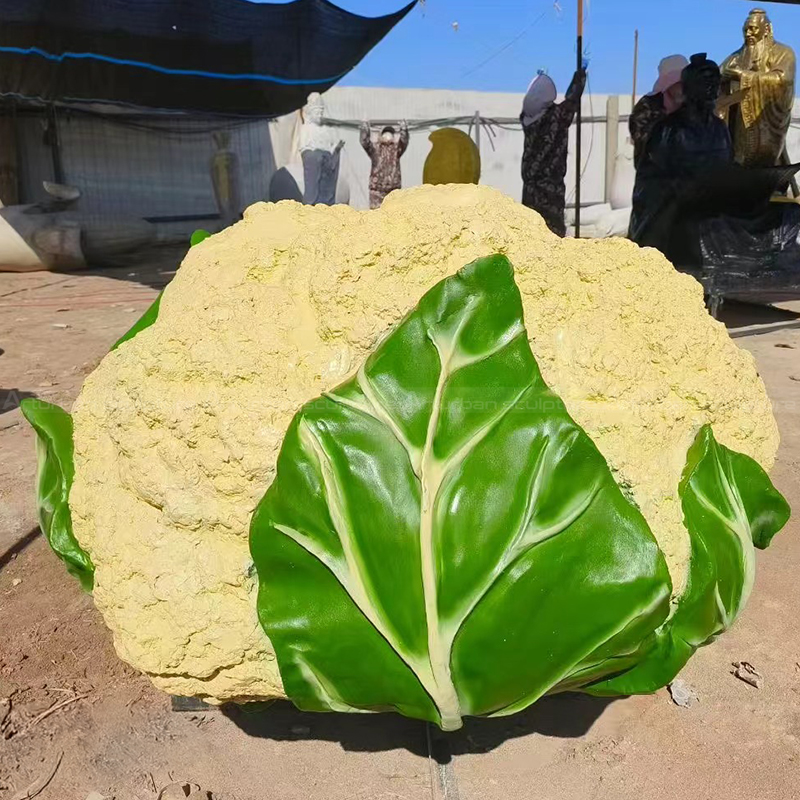Fiberglass Cauliflower Statue outdoor display