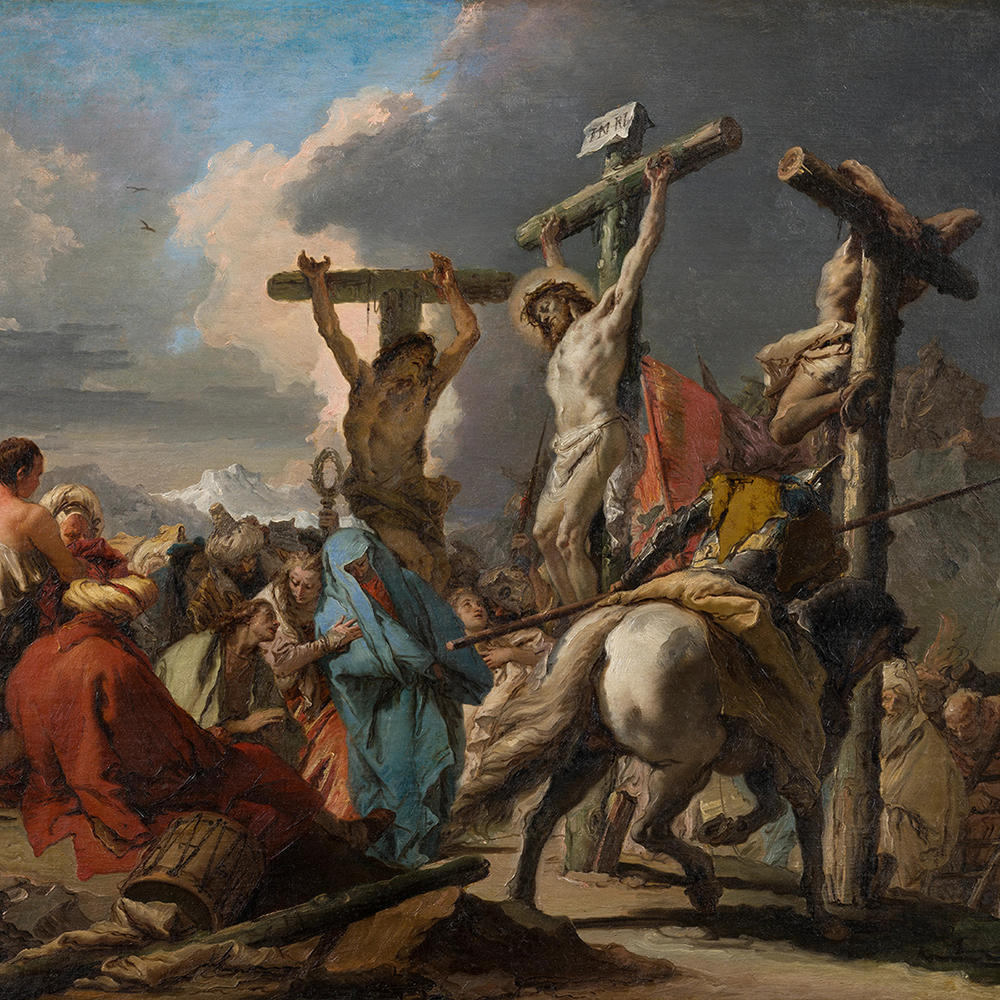 The-Crucifixion,-Giambattista-Tiepolo,-Italian