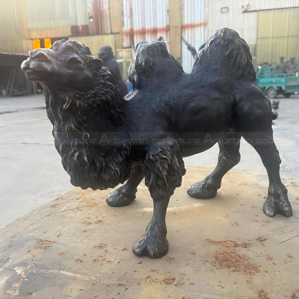 outdoor Bronze Camel Statue for Sale